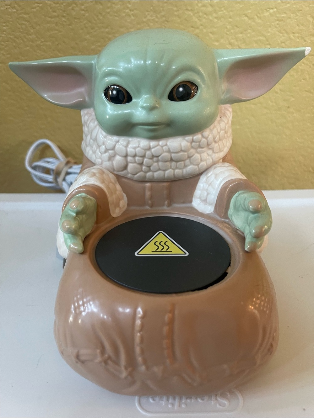 Baby Yoda Themed Ceramic Warmer - Green & Tan-Scentsy